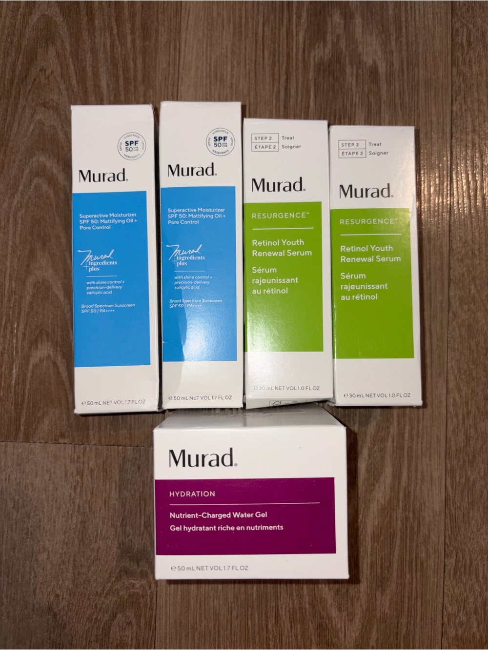 NEW SEALED Murad Skincare Bundle of 5 Full-Size Products